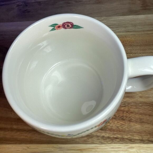 Morning Vibes Floral Heart Opalhouse Coffee Mug Mother Sister Gift 16oz - Picture 5 of 6